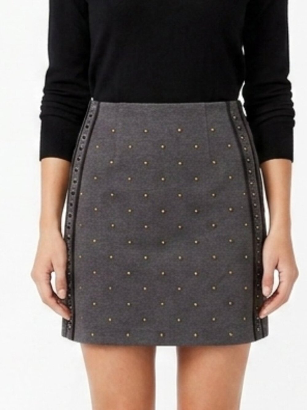 Nanette Lepore Embellished Double Knit Skirt- Sz. 4